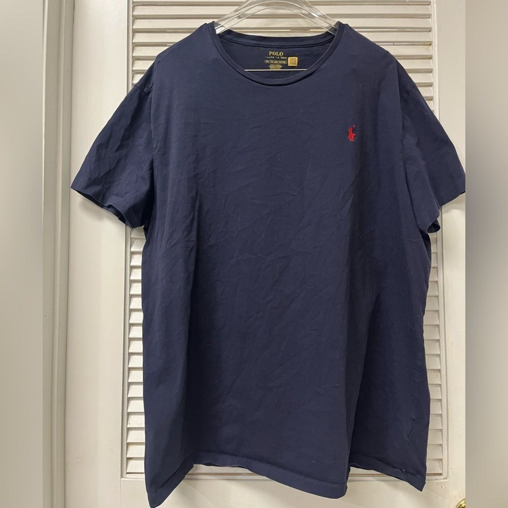 Polo by Ralph Lauren Navy Blue T-Shirt. XXL